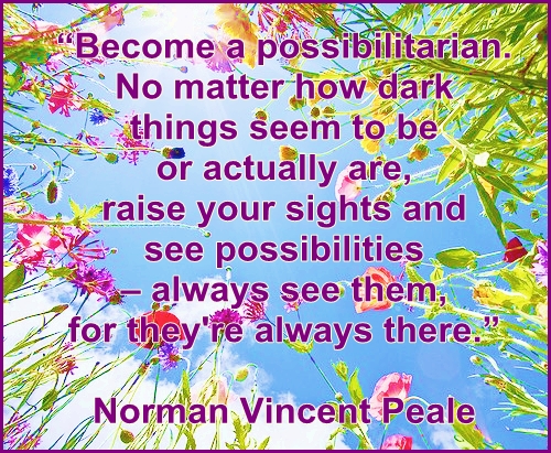 let's be possibilitarians