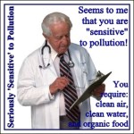 seriously sensitive to pollution