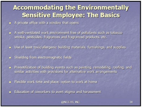 MCS ES accommodations