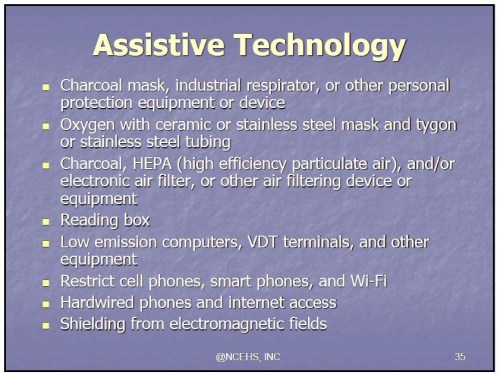 MCS ES assistive technology