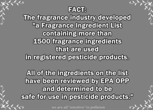 FACT fragrances are safe in pesticides