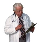 doctor with chart