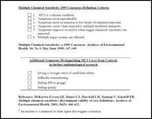 MCS Definition Criteria 1999