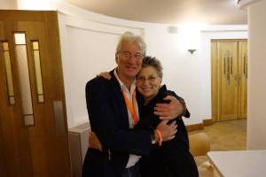Richard Gere and Roshi Joan Halifax 